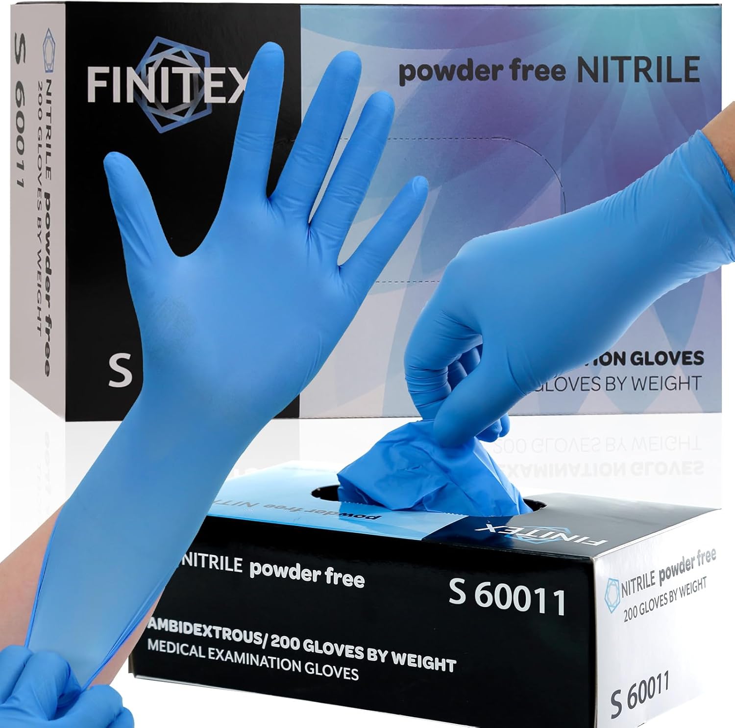 Blue Nitrile Exam Gloves - 200 - Exam Glove Nitrile avis et prix