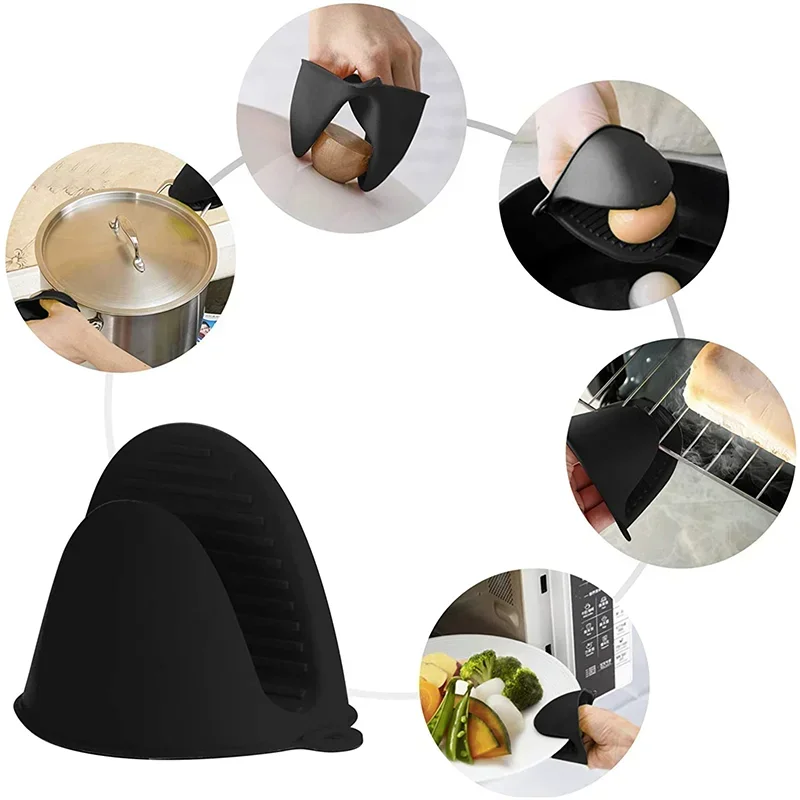 2Pcs Silicone Oven Mitts Set H - Oven Mitt Silicone avis et prix