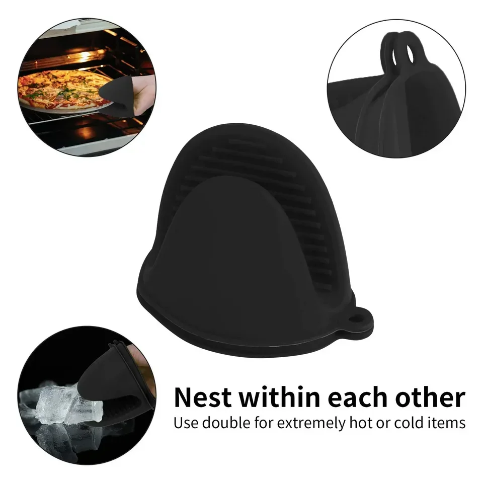 2Pcs Silicone Oven Mitts Set H - Oven Mitt Silicone avis et prix