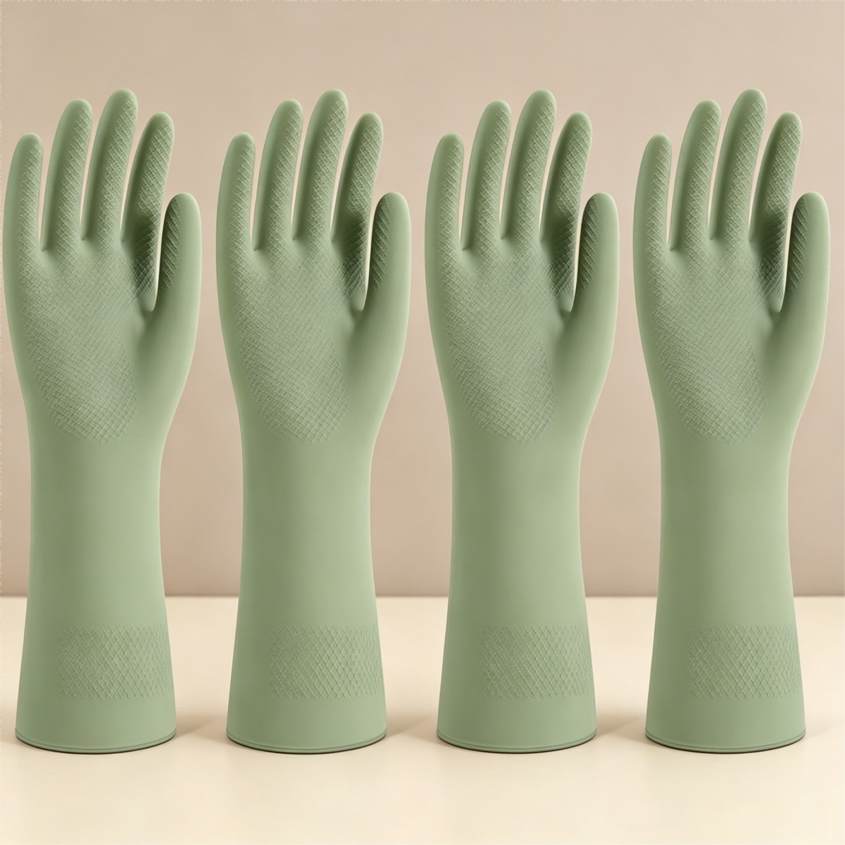 4 Pairs Reusable Rubber Dishwa - Dish Glove Rubber avis et prix