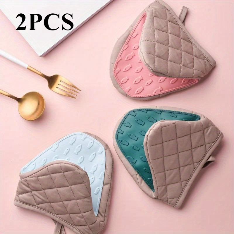 2pcs Silicone Pads | Ergonomic - Oven Mitt Silicone avis et prix