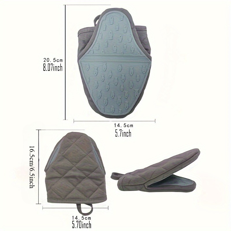2pcs Silicone Pads | Ergonomic - Oven Mitt Silicone avis et prix