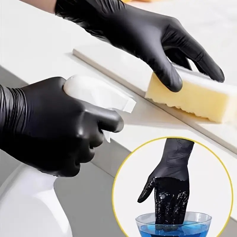 100/50/20PCS Black Nitrile Glo - Nitrile Mechanic Glove avis et prix
