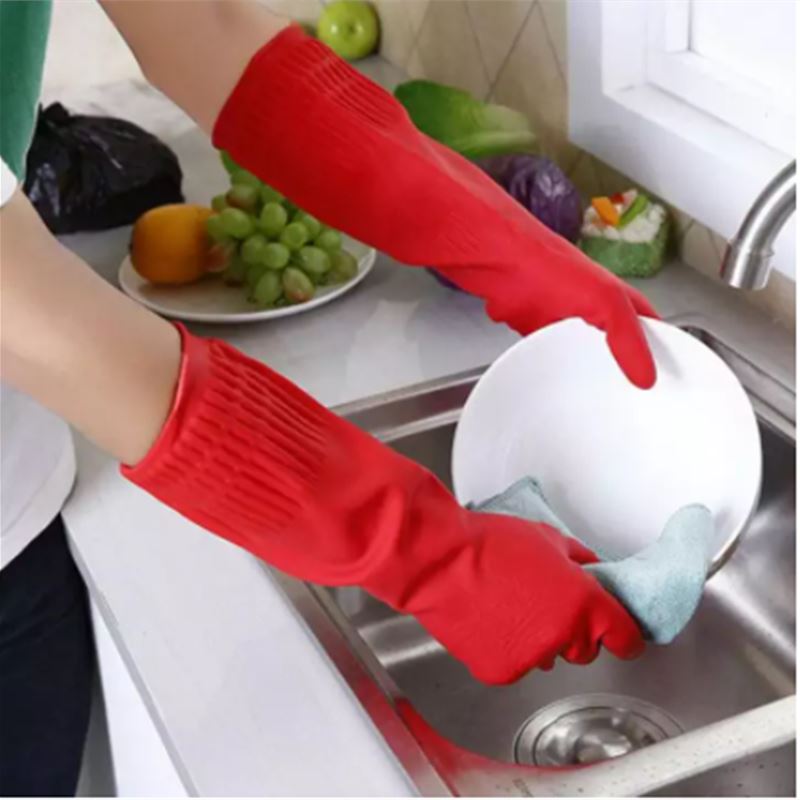 38cm Household Laundry Gloves  - Dish Glove Rubber avis et prix