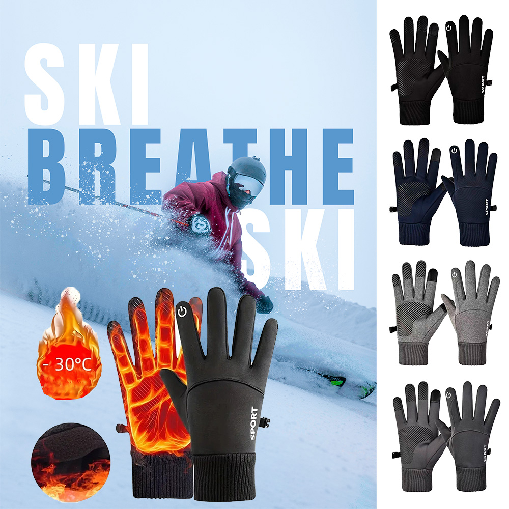 Winter Cycling Gloves Windproo - Ski Glove Waterproof avis et prix