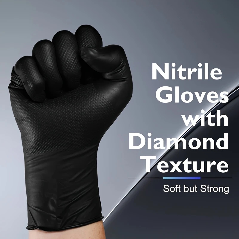 Black Heavy Duty Nitrile Dispo - Nitrile Mechanic Glove avis et prix