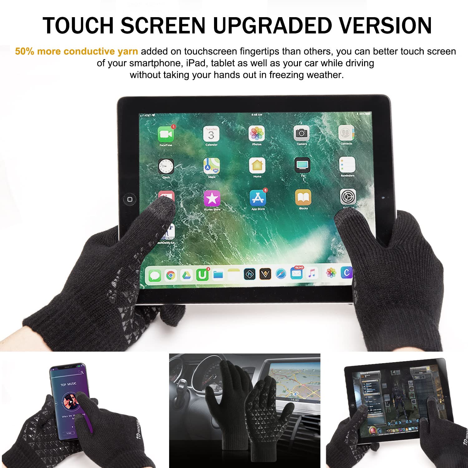 1-5Pairs Winter Outdoor Sports - Magic Touch Glove avis et prix