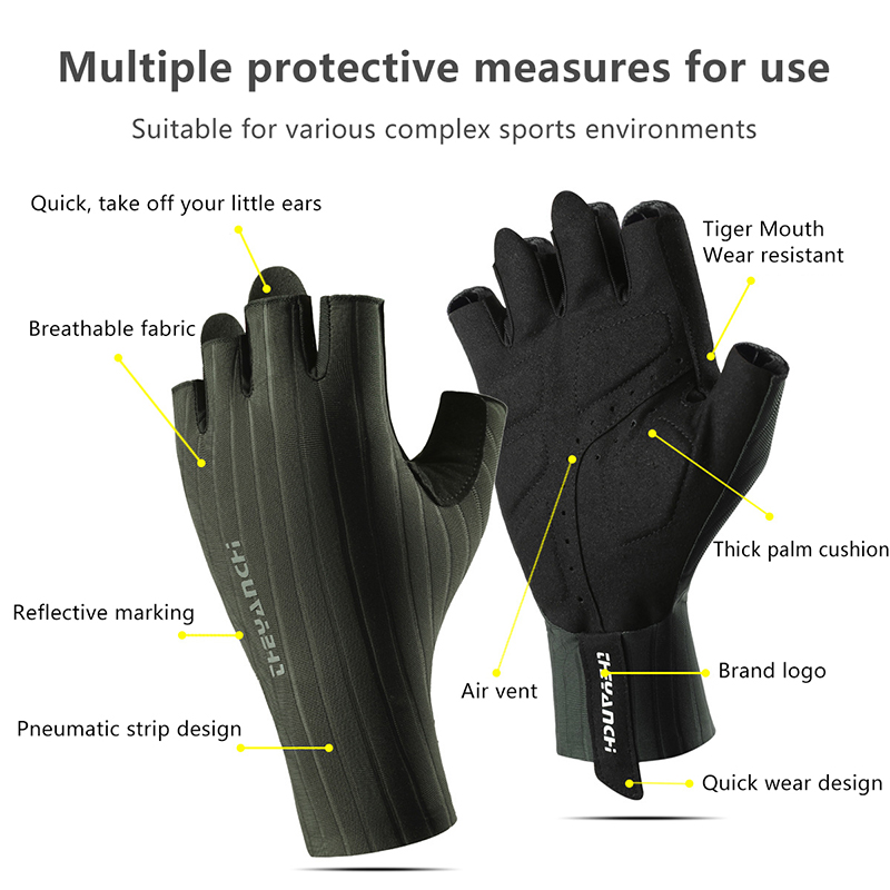 Summer Breathable Half Finger  - Cycling Glove Padded avis et prix