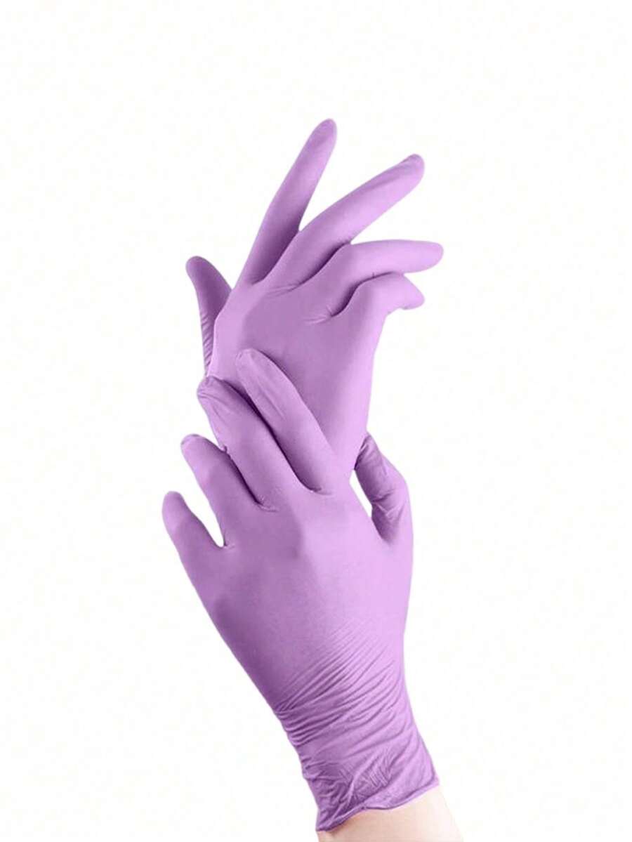 100/50/4pcs Disposable Purple  - Latex Disposable Glove avis et prix