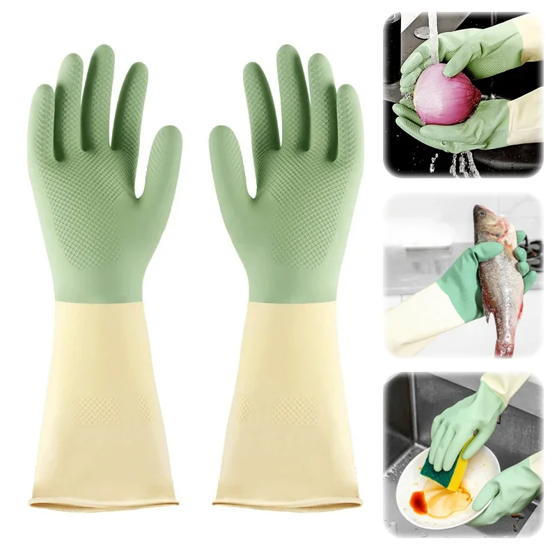 Thickened Kitchen Gloves, Dish - Dish Glove Rubber avis et prix