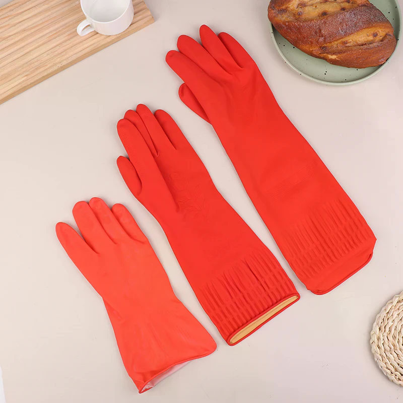 1Pair Latex Long Dish Washing  - Dish Glove Rubber avis et prix