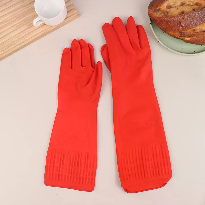 1Pair Latex Long Dish Washing  - Dish Glove Rubber avis et prix