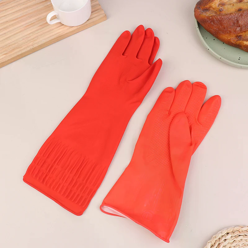 1Pair Latex Long Dish Washing  - Dish Glove Rubber avis et prix