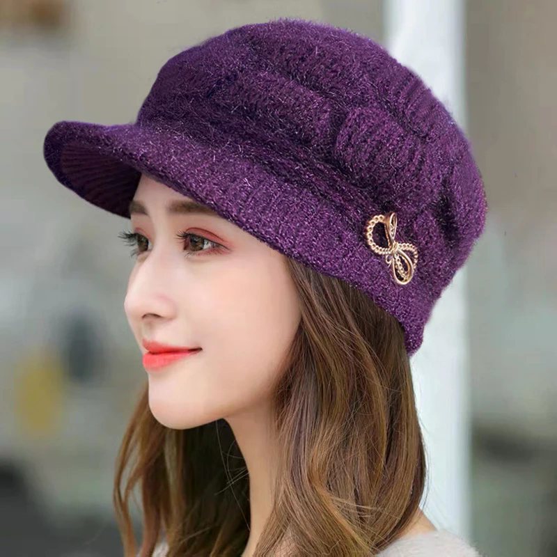 Winter Warm Hat Knitted Hat Ca - Wool Glove Lined avis et prix