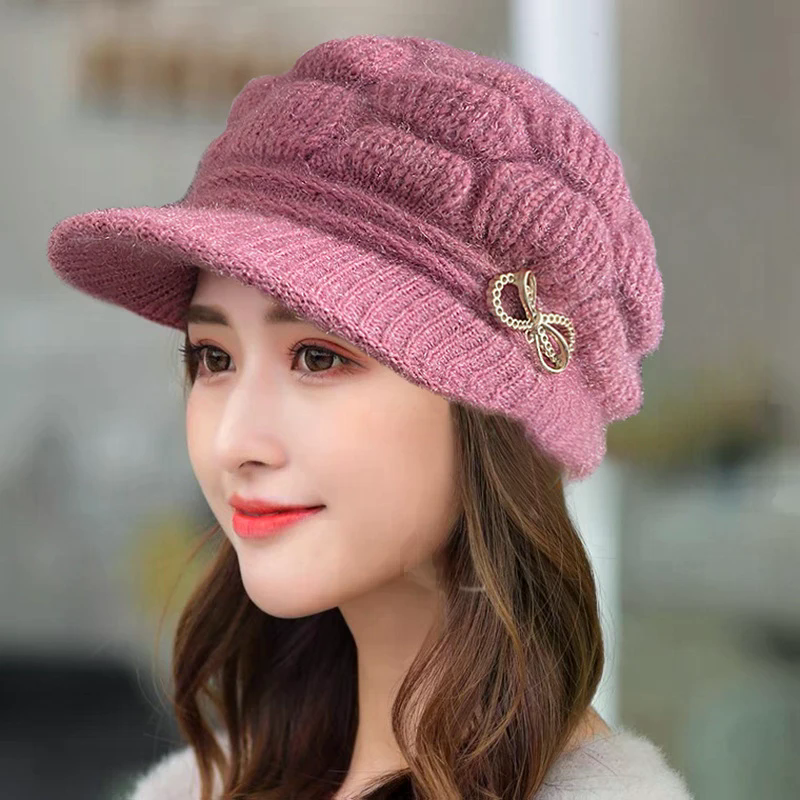 Winter Warm Hat Knitted Hat Ca - Wool Glove Lined avis et prix