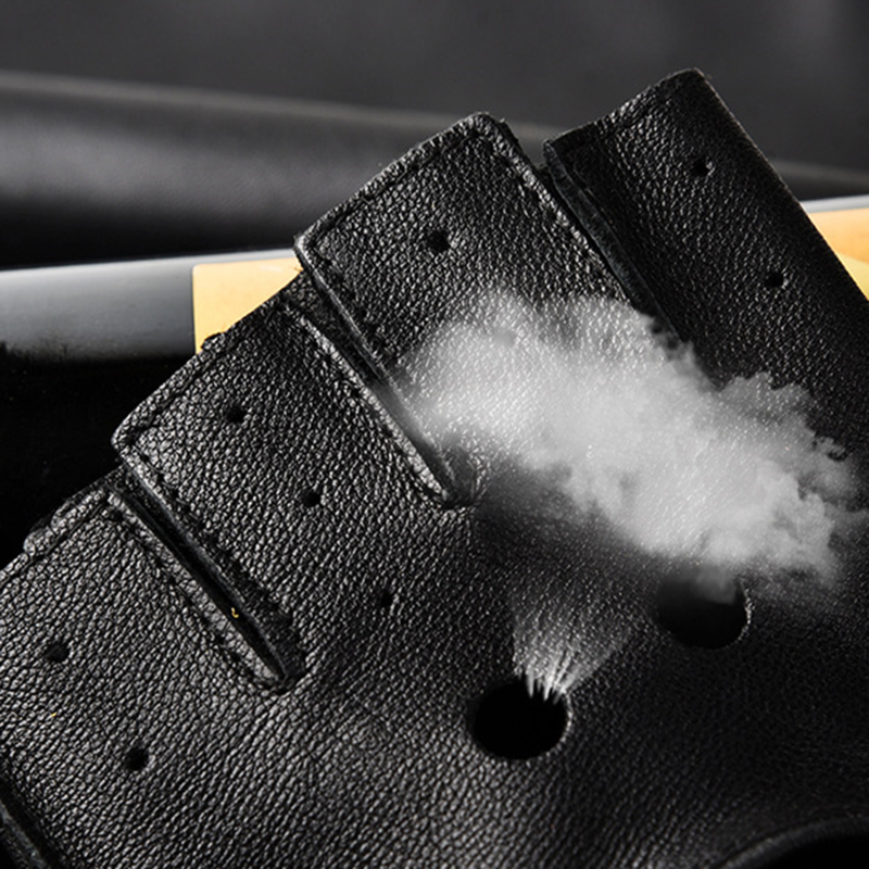 Leather Gloves Men's Half Fing - Leather Driving Glove avis et prix