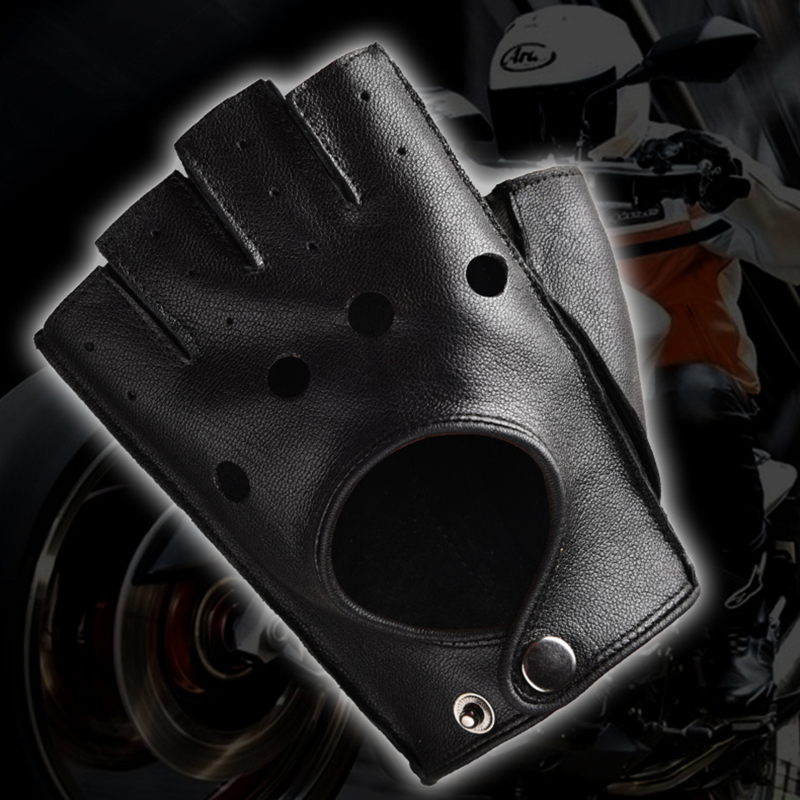 Leather Gloves Men's Half Fing - Leather Driving Glove avis et prix