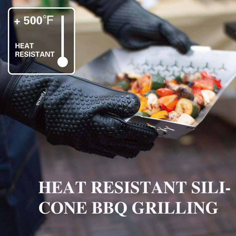Silicone Oven Mitts, Heat Resi - Heat Resistant Glove avis et prix