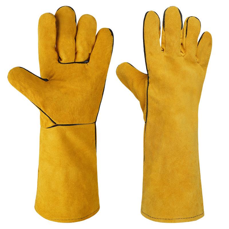 1 Pair 40Cm Welding Leather Gl - Cut Resistant Glove avis et prix