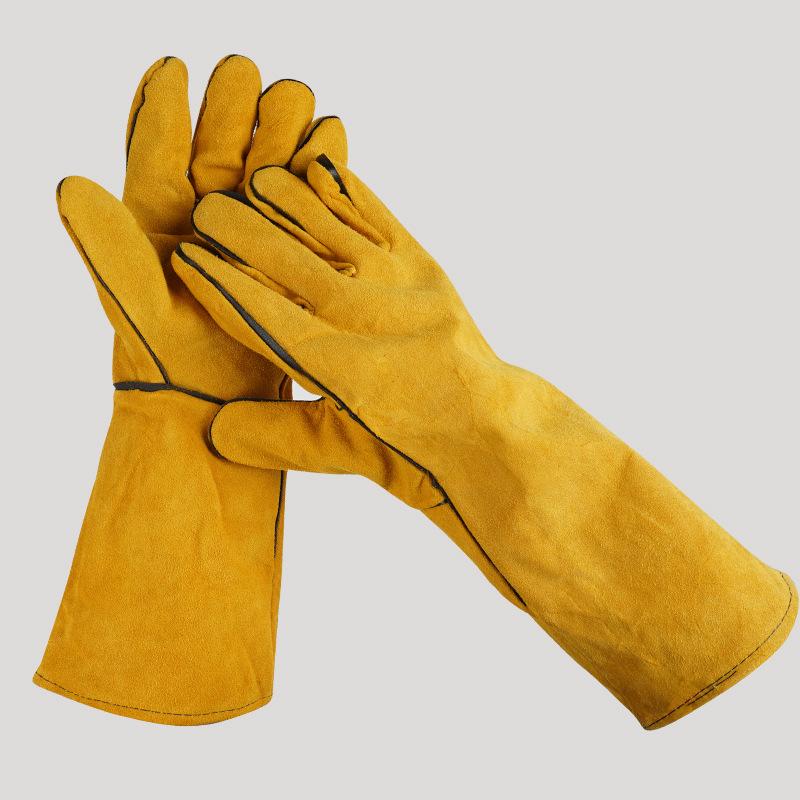 1 Pair 40Cm Welding Leather Gl - Cut Resistant Glove avis et prix