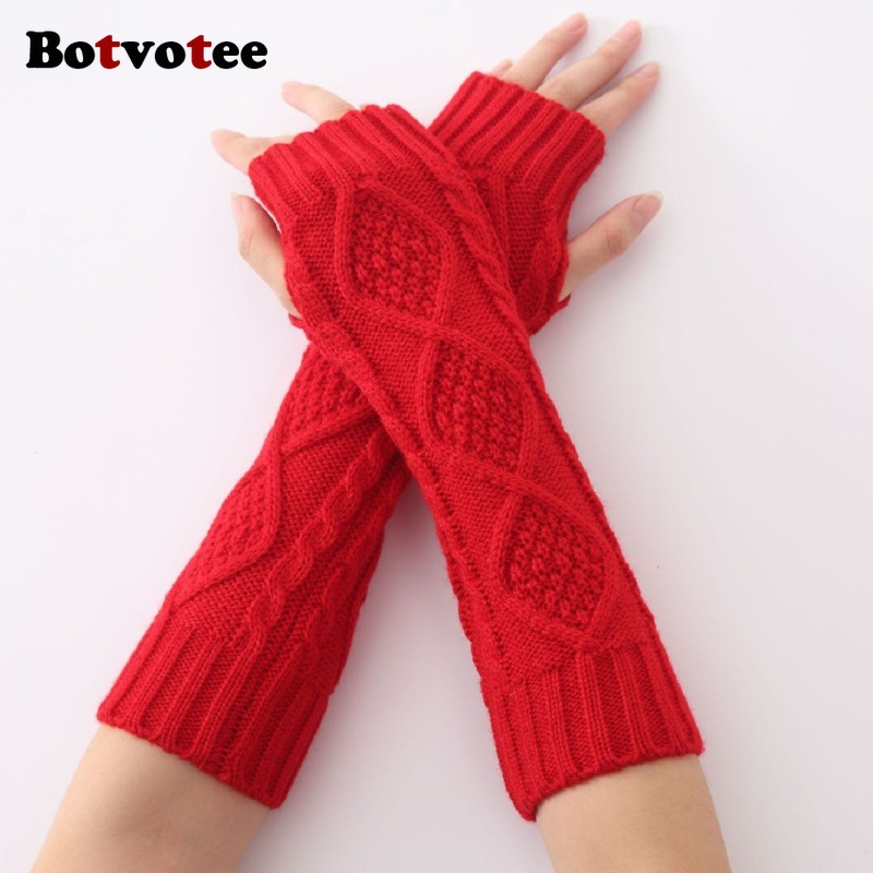 Botvotee Sleeves for Women Arm - Fingerless Glove Knit avis et prix