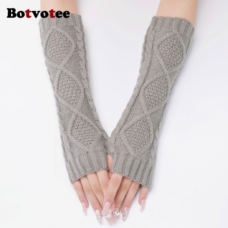 Botvotee Sleeves for Women Arm - Fingerless Glove Knit avis et prix