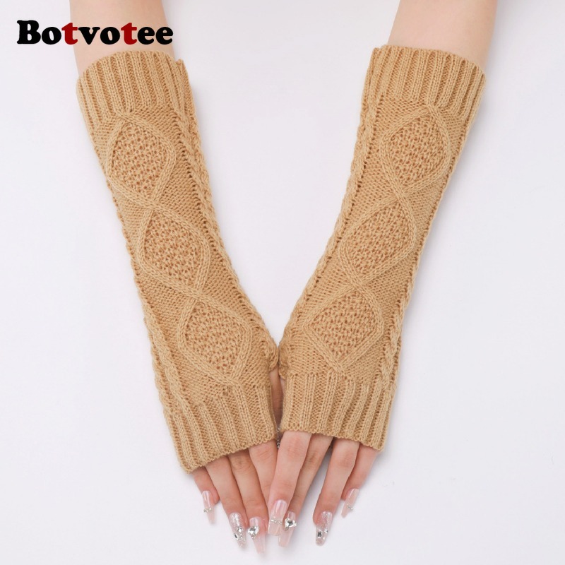 Botvotee Sleeves for Women Arm - Fingerless Glove Knit avis et prix