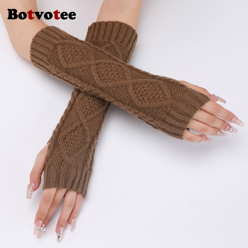 Botvotee Sleeves for Women Arm - Fingerless Glove Knit avis et prix