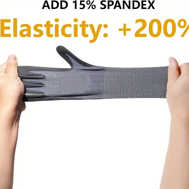 Micro-Foam Safety Work Gloves  - Nitrile Mechanic Glove avis et prix