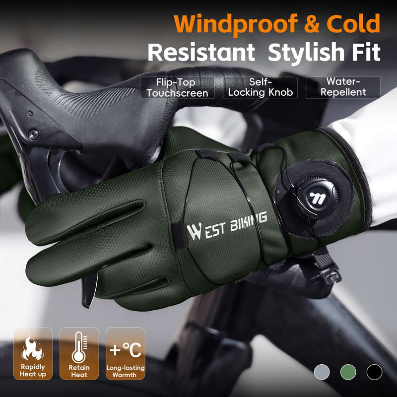 Winter Bike Gloves Magnetic Qu - Winter Glove Insulated avis et prix