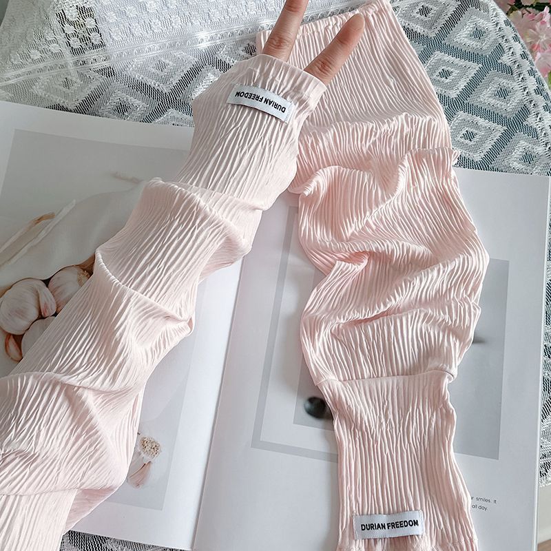 Summer Loose Ice Silk Uv Prote - Fingerless Glove Knit avis et prix