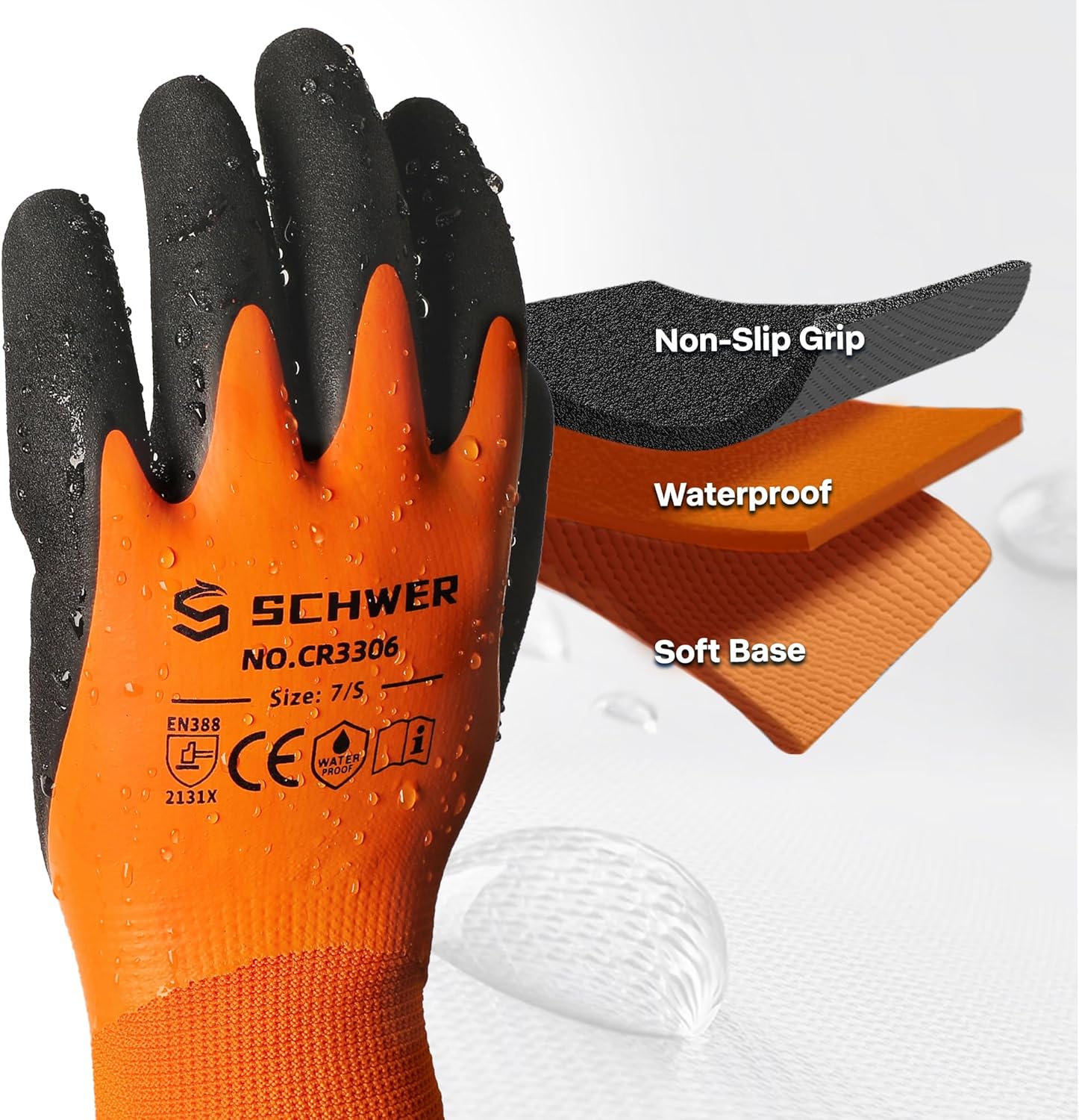 2 Pairs Waterproof Work Gloves - Gardening Glove Waterproof avis et prix