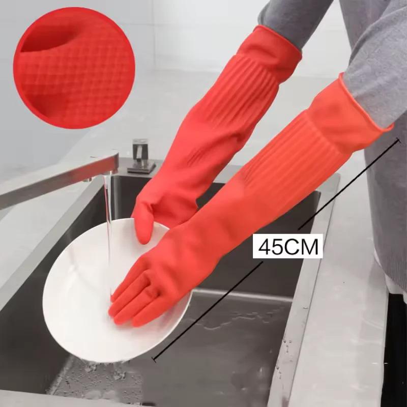 Long Reusable Rubber Dishwashi - Dish Glove Rubber avis et prix