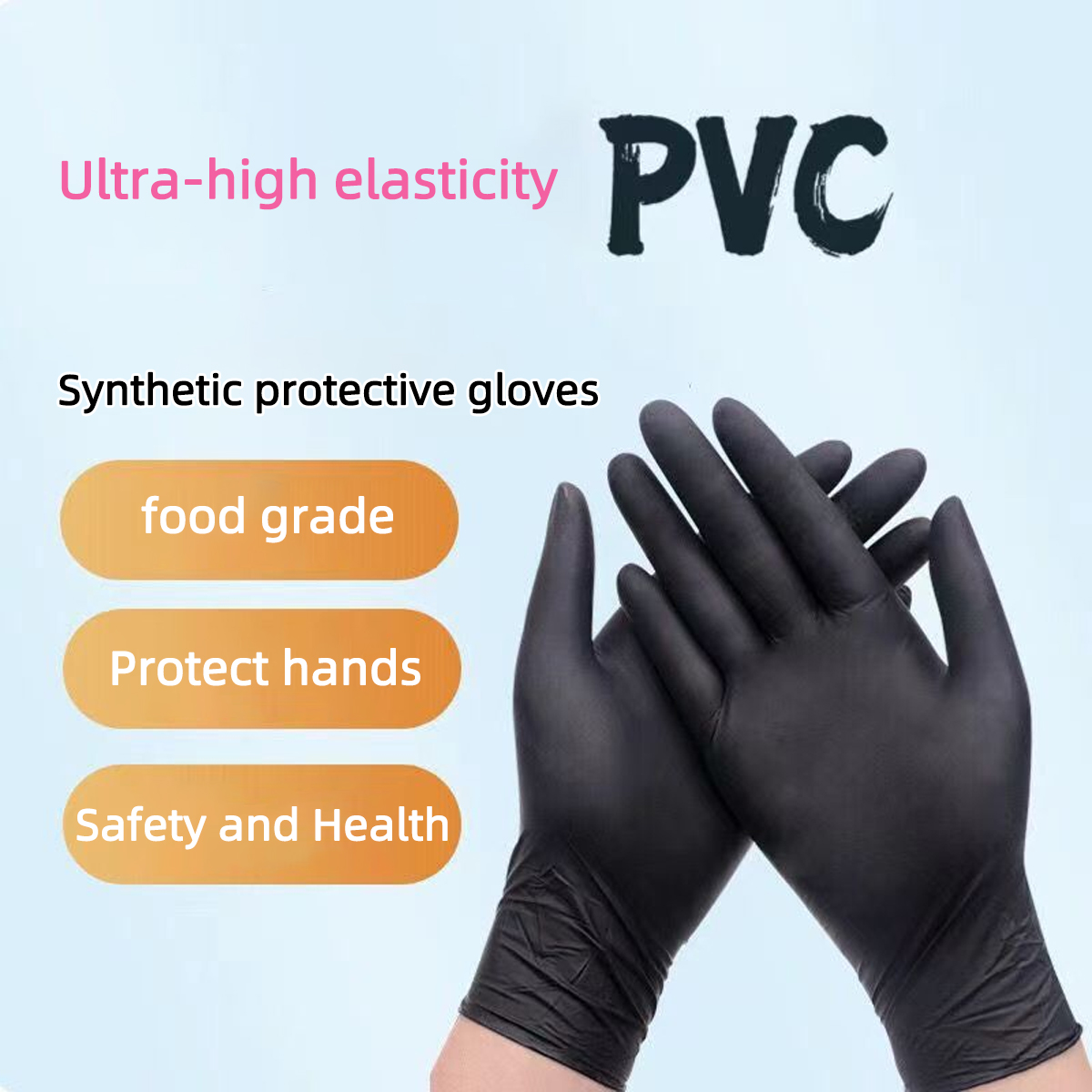 Heavy-Duty Black Disposable Ni - Nitrile Mechanic Glove avis et prix