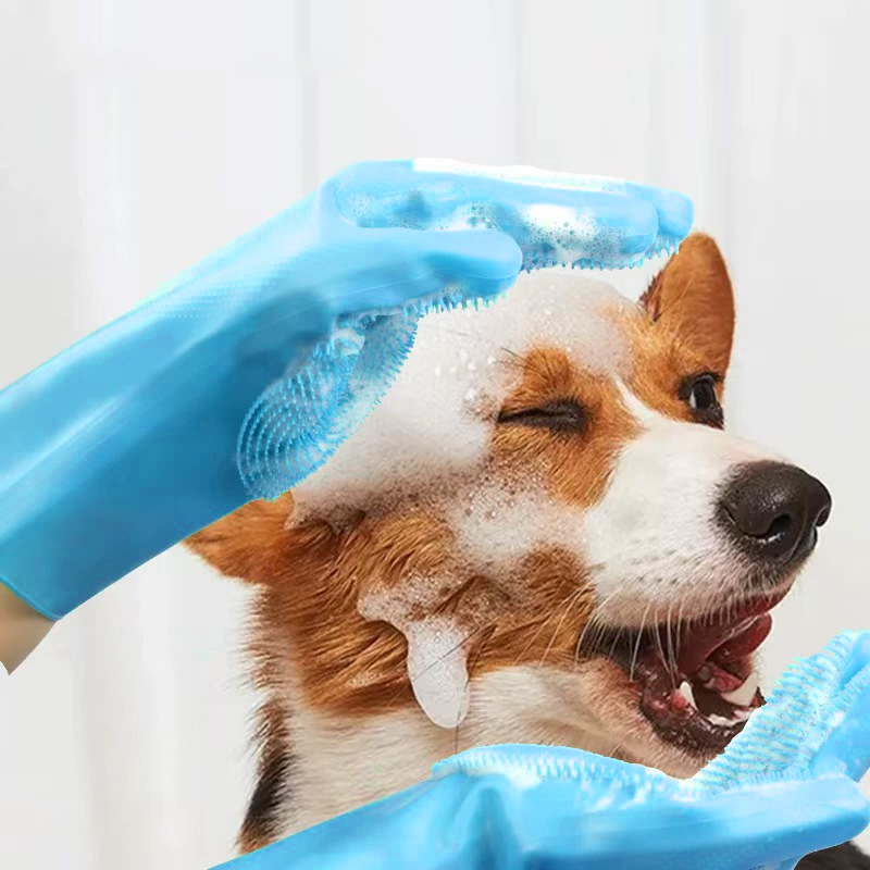 Pet Bathing & Massage Silicone - Rubber Glove Cleaning avis et prix