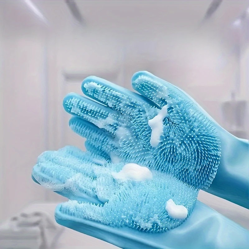 Pet Bathing & Massage Silicone - Rubber Glove Cleaning avis et prix