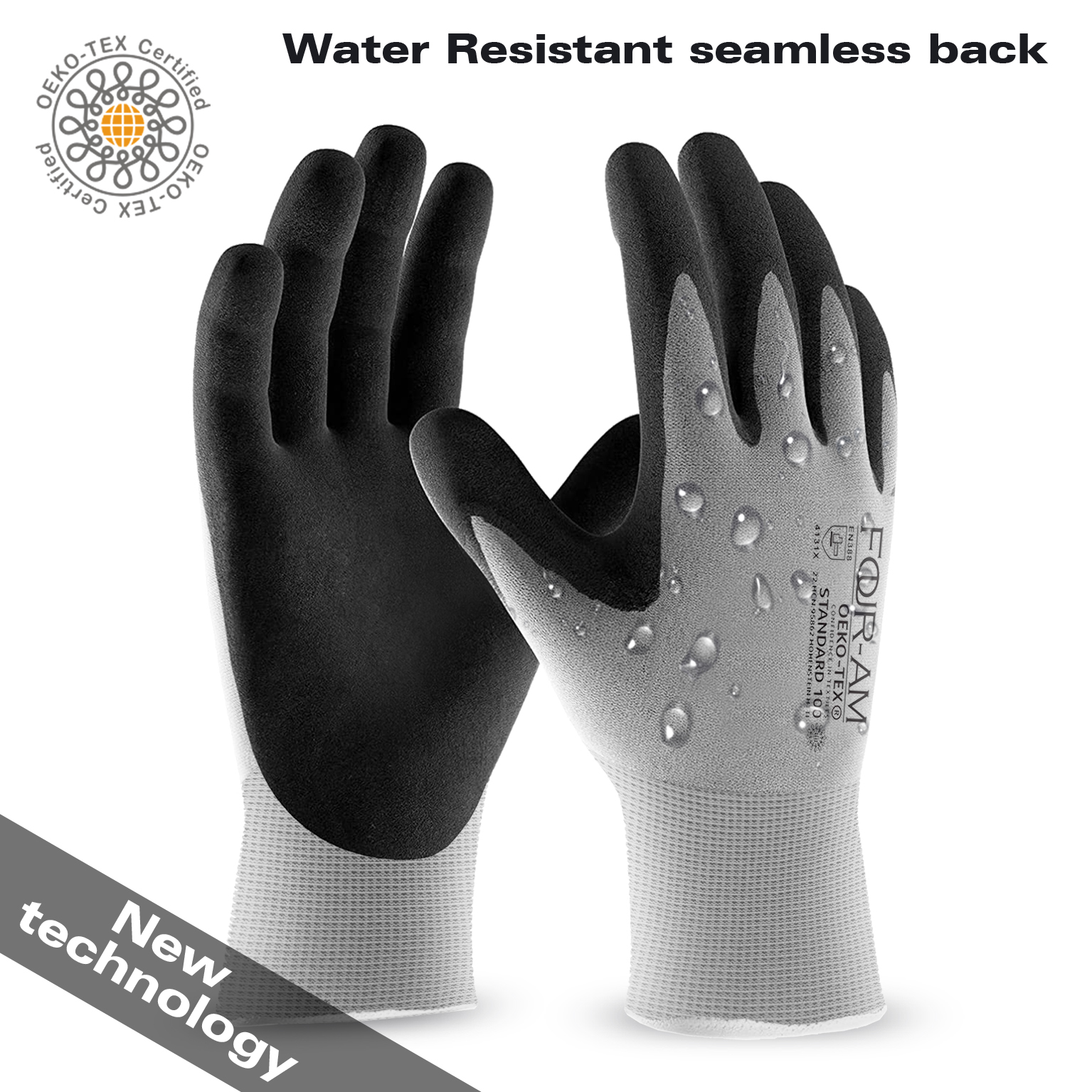 1pc Quick Water Repellent Nylo - Nitrile Mechanic Glove avis et prix