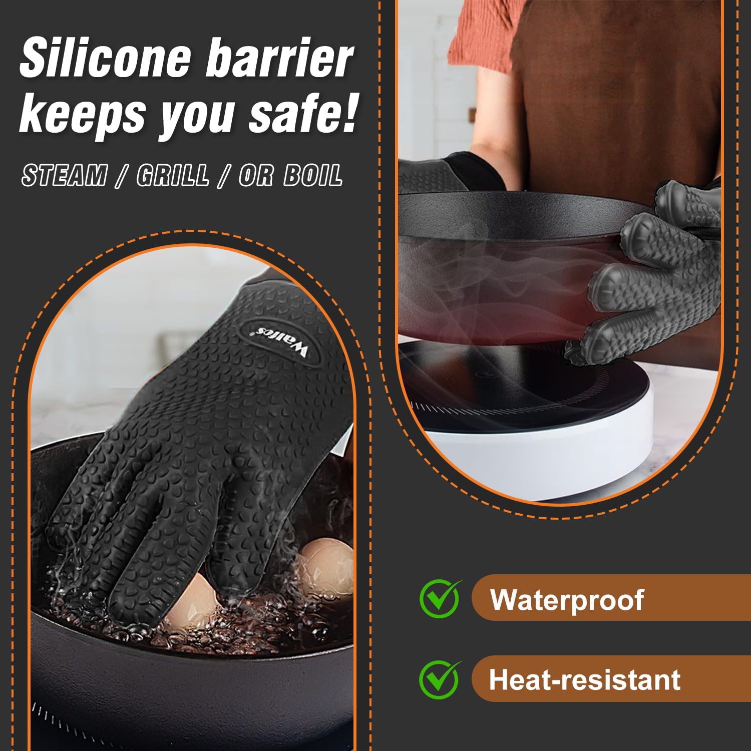 Heat Resistant Silicone BBQ Gl - Heat Resistant Glove avis et prix