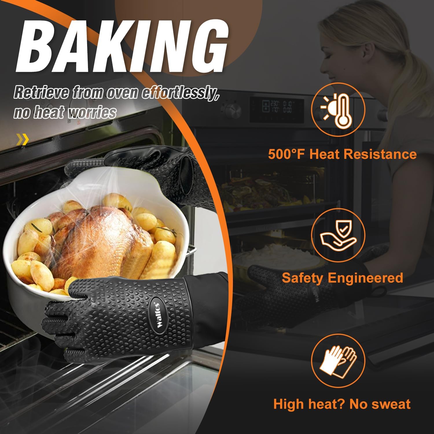 Heat Resistant Silicone BBQ Gl - Heat Resistant Glove avis et prix