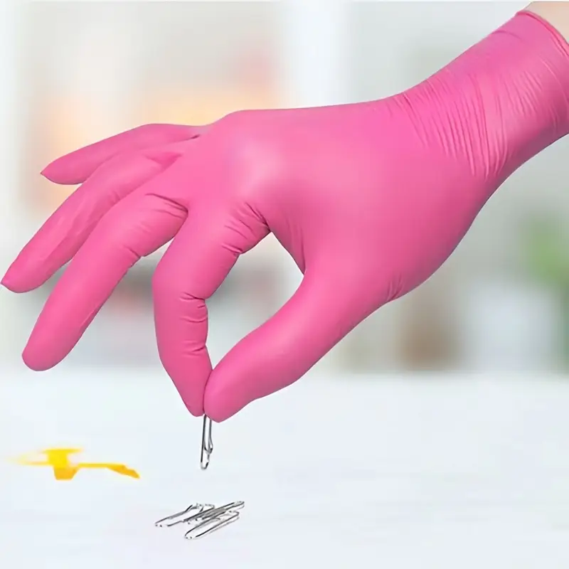 Fuchsia Nitrile Disposable Glo - Latex Disposable Glove avis et prix