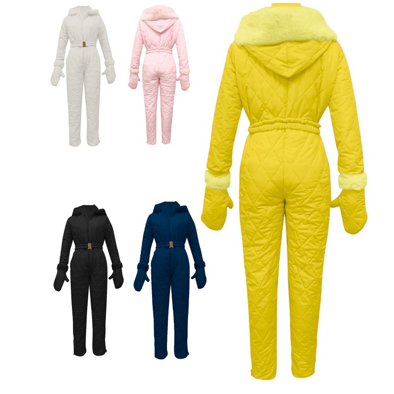 Couple's Solid Color Ski Suit, - Ski Glove Waterproof avis et prix