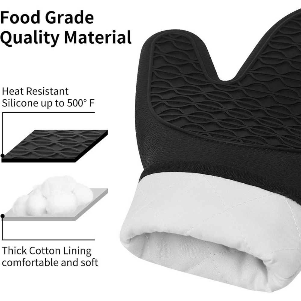 Food Grade Silicone Oven Mitts - Oven Mitt Silicone avis et prix