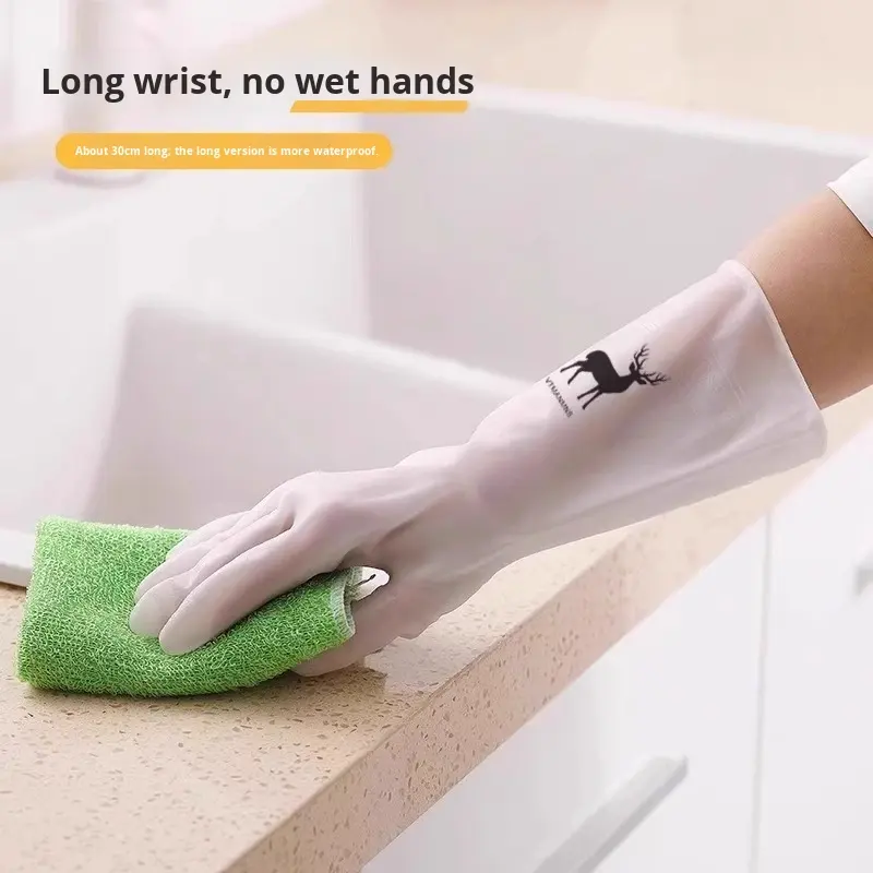 Waterproof Housework Cleaning  - Dish Glove Rubber avis et prix