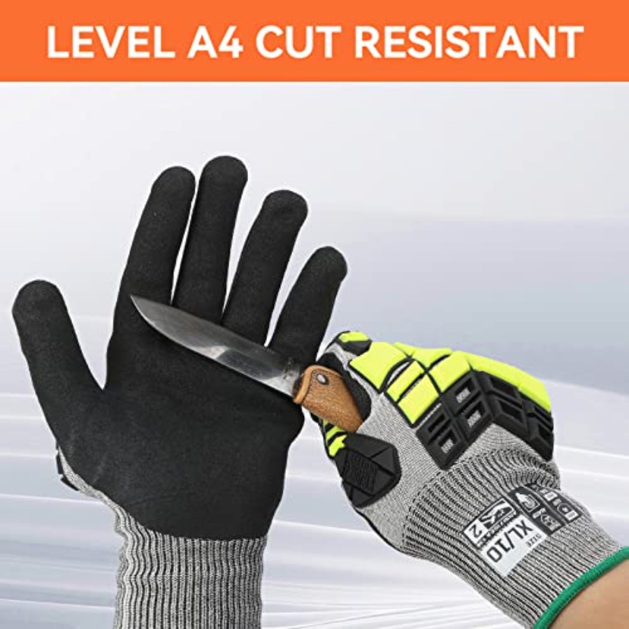 Safety Work Gloves, Impact Glo - Work Glove Impact avis et prix