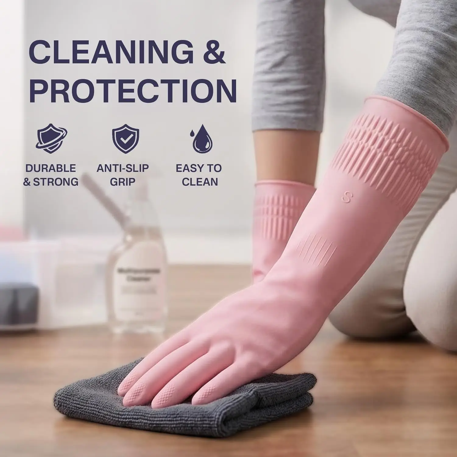 Reusable Rubber Dishwashing Gl - Rubber Glove Cleaning avis et prix