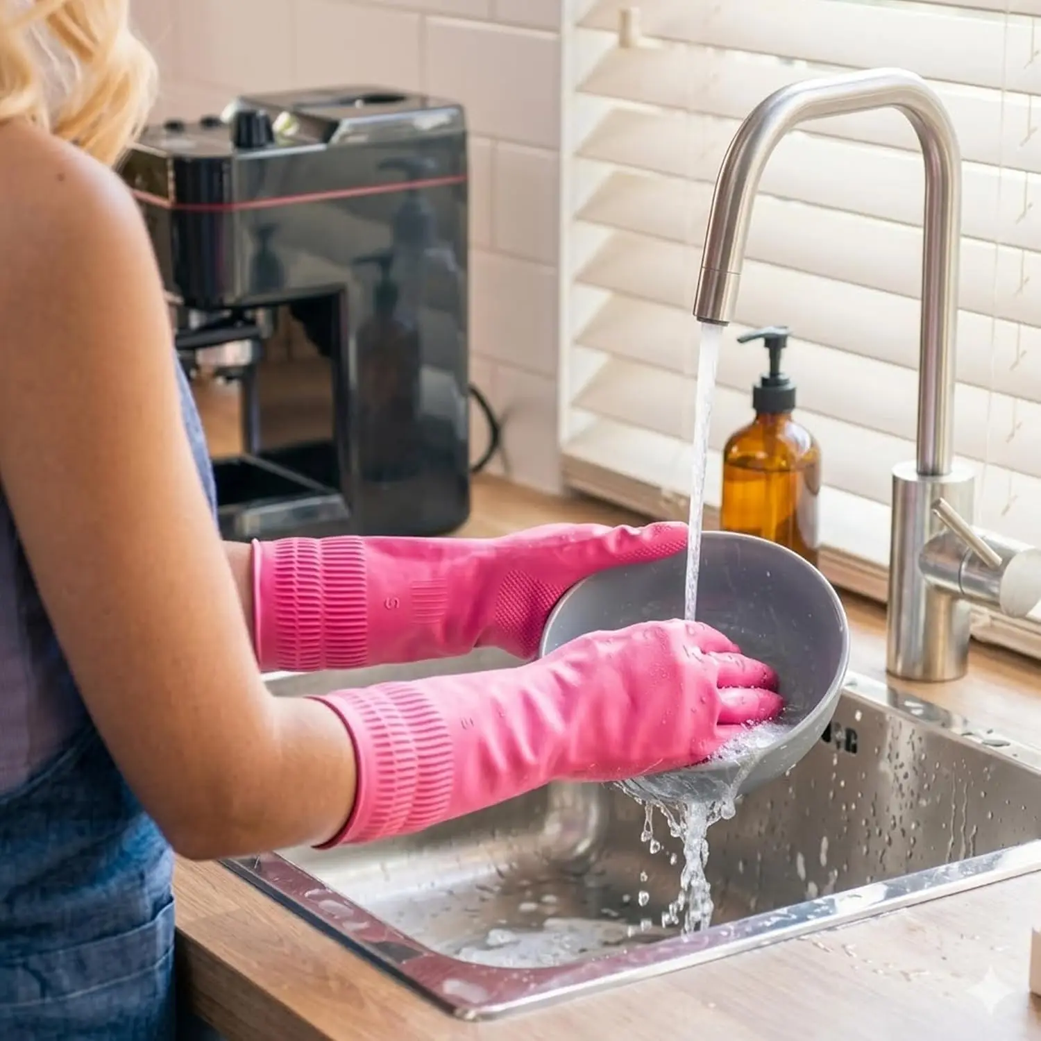 Reusable Rubber Dishwashing Gl - Rubber Glove Cleaning avis et prix
