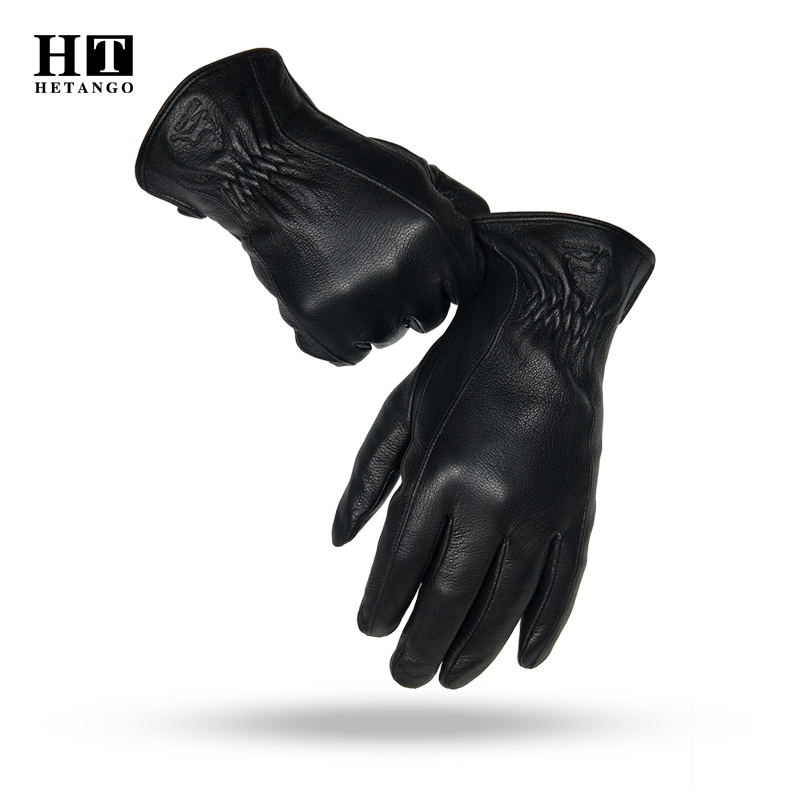  Winter Men's Black Buckskin  - Wool Glove Lined avis et prix