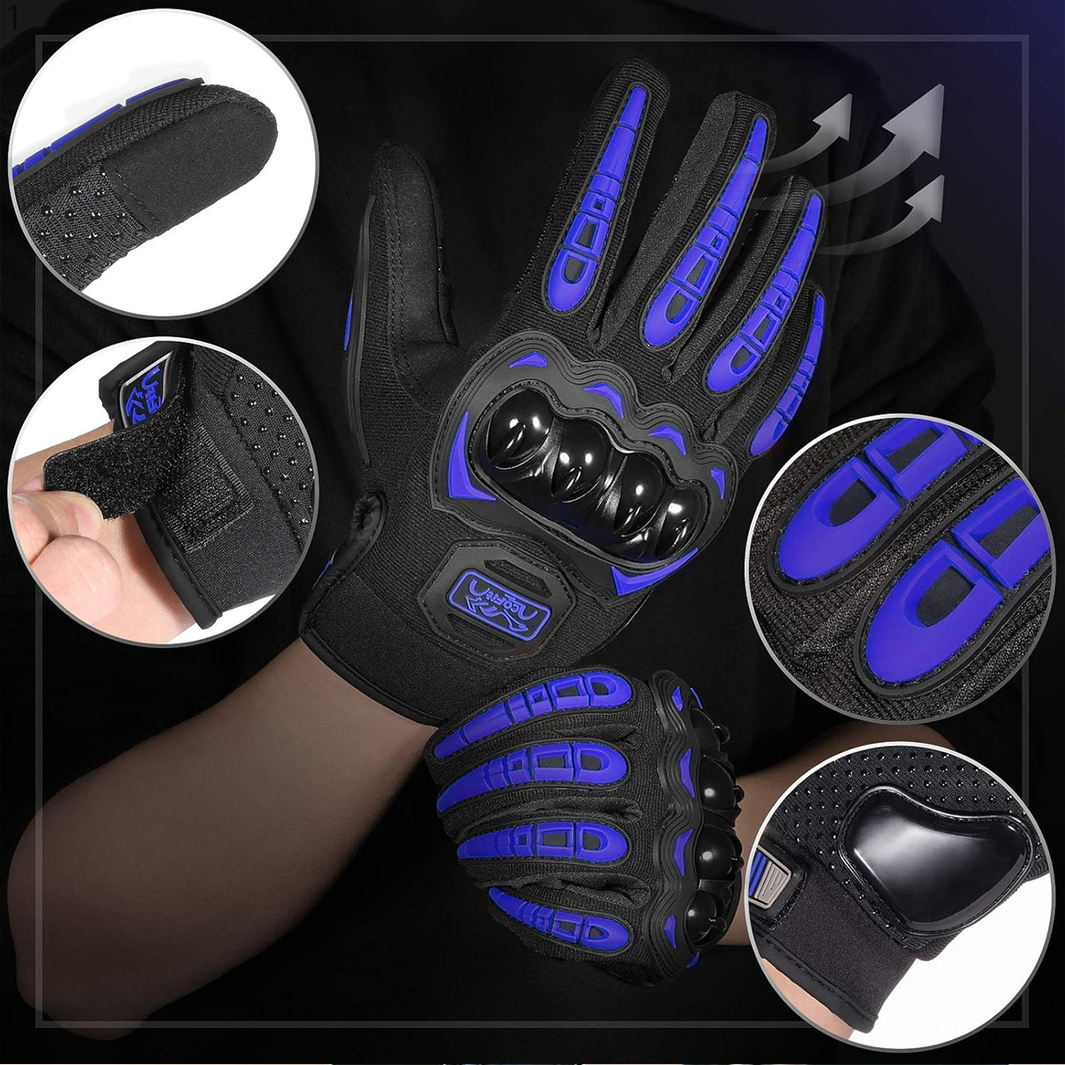 Men Motorcycle Gloves Touch Sc - Motorcycle Glove Knuckle avis et prix