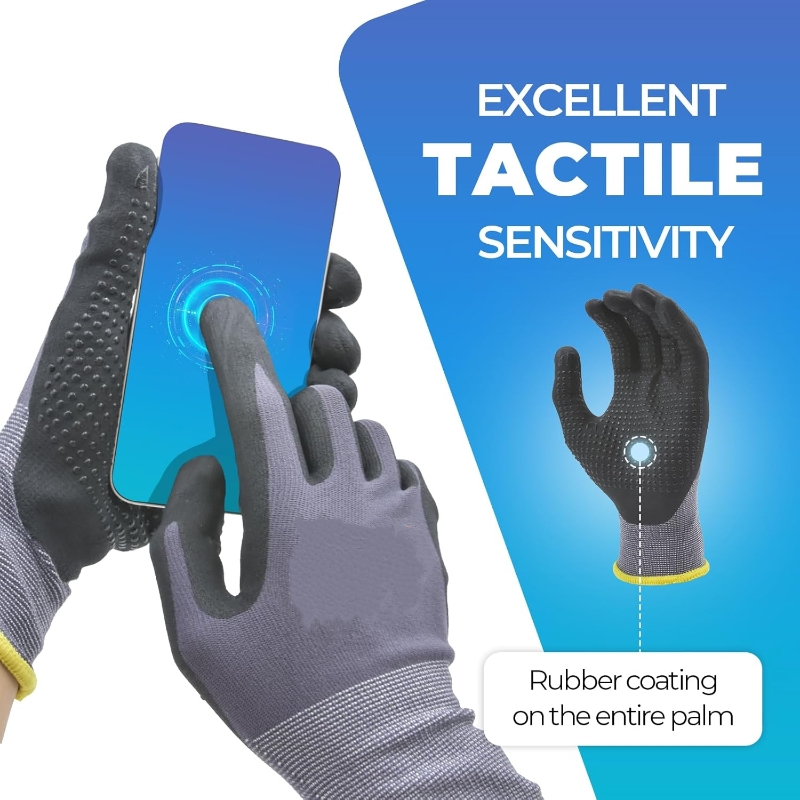 Micro-Foam Nitrile Coated Safe - Nitrile Mechanic Glove avis et prix