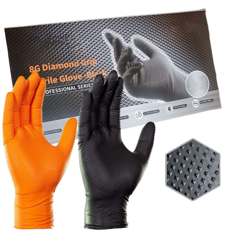 8Mil Thick Heavy Duty Safety W - Nitrile Mechanic Glove avis et prix
